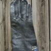 HAMATOLA! HTG-211 Vintage Studs Hot Season Leather Glove Chrome×Blue