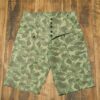 【HAMATOLA!】H44 Tri-Cargo Half Trousers Camo Open Front Fly